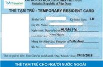 Thẻ tạm trú cho người nước ngoài là gì?