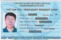 Thủ tục cấp thẻ thẻ tạm trú cho người thân là người nước ngoài