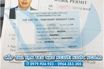 Lệ phí cấp thẻ tạm trú năm 2021