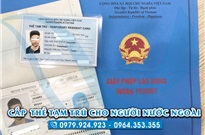 Một số thông tin về việc xin cấp thẻ tạm trú